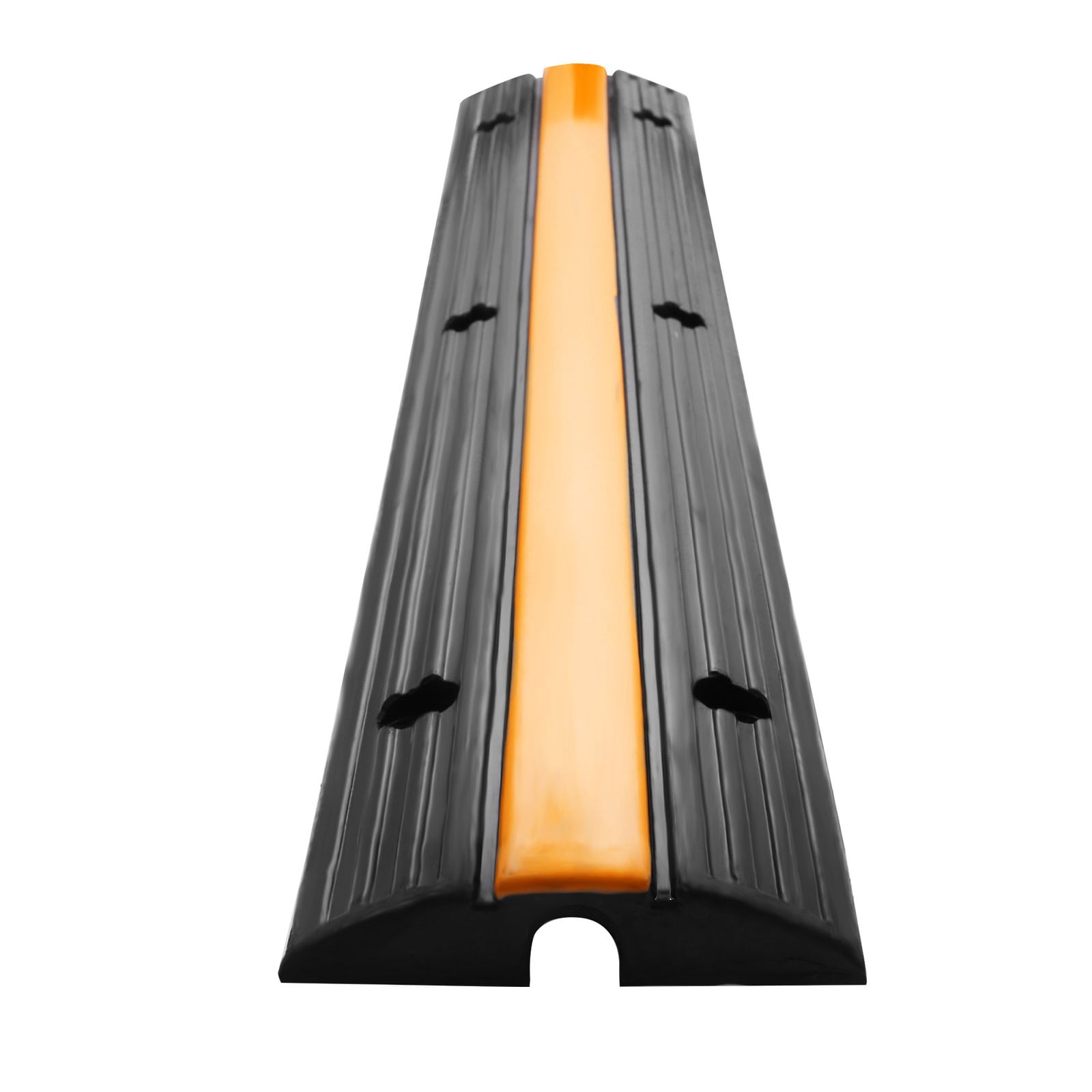 Heavy Duty 4 Pack Rubber Cable Protector Ramps For Driveways_voghion.com